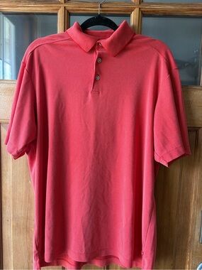 Tommy Bahama Men's Short Sleeve Polo Shirt in Coral Red